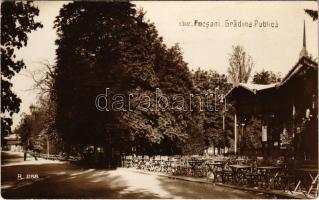 1931 Focsani, Foksány; Gradina Publica / park