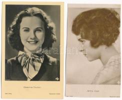 SZÍNÉSZEK, SZÍNÉSZNŐK - 6 db régi külföldi képeslap / ACTORS, ACTRESSES - 6 pre-1945 non-Hungarian p...