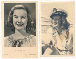 SZÍNÉSZNŐK - 6 db régi külföldi képeslap / ACTRESSES - 6 pre-1945 non-Hungarian postcards