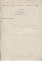 1951 Bp., "Rákosi Mátyás elvtárs titkárságának" címzett levél, szabotázs vádjával való fel...