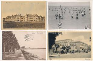 6 db régi történelmi magyar és külföldi képeslap vegyes minőségben