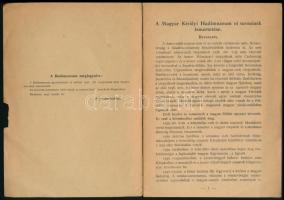 1942 A Magyar Királyi Hadiüzem új termének és külön kiállításának ismertetése, 16p