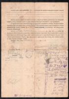 1947 Bp., III. kerületi lakásigénylés tárgyában kiadott véghatározat