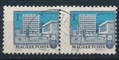 1972 Tájak-városok I. 1Ft pár látványosan elfogazva