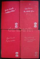 cca 1940 "Női sorozat" 4 kötete: Frank Arnau: Halálraítélem, Vicki Baum: Az utolsó tánc, Marcel Prevost: Akit az asszonyok szeretnek, Sigfrid Undste: Pogány szerelem, Athenaeum, Budapest