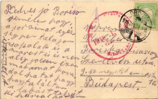 1916 Orsova, DGHT ügynökség. Hutterer G. / agency of the Danube Steamship Company