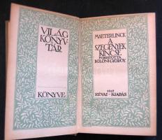 1912-13 Carlyle: A franczia forradalom története I.-III. kötetek, + 3 egyéb kötet a Világkönyvtár sorozatból, Révai nyomda, Budapest