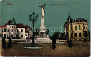 1918 Ploiesti, Ploesti, Ploesci; Monumentul Vanatorilor / military monument (EK)