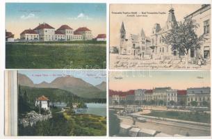 6 db RÉGI felvidéki város képeslap vegyes minőségben / 6 pre-1945 Upper-Hungarian town-view postcards in mixed quality