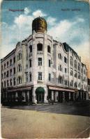 1917 Nagyvárad, Oradea; Apollo palota, üzletek / palace, shops (EM)