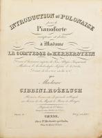 cca 1840-1860 Kottagyűjtemény, benne: 

Henry Bertini - Fréderic Kalkbrenner: Le Serment, ou Les F...