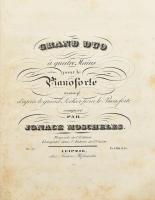 cca 1840-1860 Kottagyűjtemény, benne: 

Henry Bertini - Fréderic Kalkbrenner: Le Serment, ou Les F...