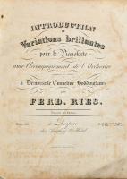 cca 1840-1860 Kottagyűjtemény, benne: 

Henry Bertini - Fréderic Kalkbrenner: Le Serment, ou Les F...