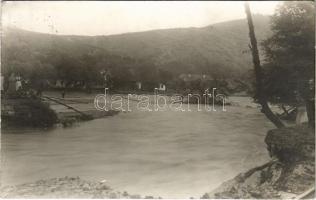 1912 Resicabánya, Resita; májusi árvíz / flood in May. photo (EK)