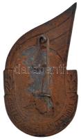 ~1950-1960. "A turisztika ifjú mestere I." zománcozott bronz jelvény (50x28mm) T:2
