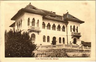 Szelistye, Salistea Sibiului, Saliste; Casa Nationala / Nemzeti ház. I. Dadarlat fotograf. / National House (EK)