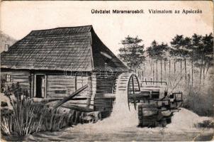 Máramaros, Maramures; Vízimalom az Apsicán (Apsa-patak) / watermill (EK)