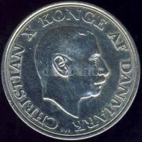 Dánia 1937. 2K Ag "Uralkodás 25. évfordulója" T:2