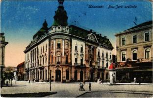 1917 Kolozsvár, Cluj; New York szálloda, Schuster Emil üzlete / hotel, shops (EK)