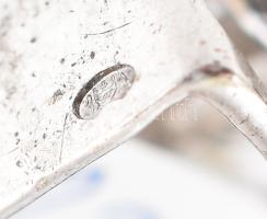 Ezüst (Ag) köves medál, jelzett, bruttó: 8,1g