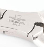 Solingen csavarrugós csípőolló, h: 12 cm