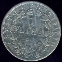 Olasz államok/Pápai államok 1866. 1L Ag IX.Pius T:3