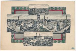 1938 Kassa, Kosice; Bauernebl és fia malátagyár, sörfőzde / malt factory, brewery. Art Nouveau + "1938 Kassa visszatért" So. Stpl