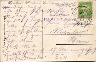 Mezőlaborc, Medzilaborce; Vasúti híd / railway bridge (EK) + "MEZŐ-LABORCZ-S.A. ÚJHELY 51. SZ.&...