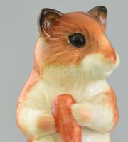 Goebel hörcsög. Kézzel festett, jelzett, hibátlan, m: 9 cm