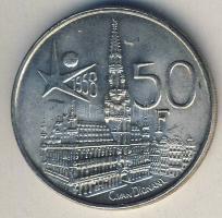 Belgium 1958. 50F Ag "Brüsszel" T:2