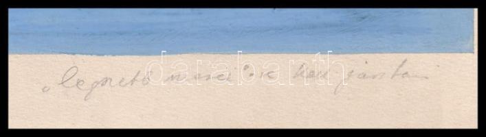 Róna Emy (1904-1988): Borítóterv Felix Salten Tündérmesék c. könyvéhez. Tempera, tus, papír, jelzés ...