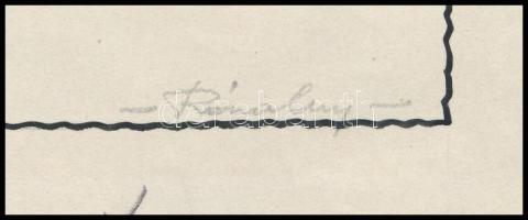 Róna Emy (1904-1988): Illusztráció a Hüvelyk Matyi meséhez. Tempera, tus, papír, jelezve jobbra lent...