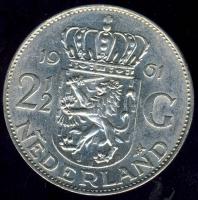 Hollandia 1961. 2 1/2G Ag "Julianna" T:2