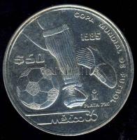 Mexikó 1985. 50P Ag "Labdarúgó VB" T:BU