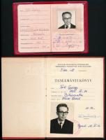 1971, 1989 MSZMP tagsági és tanulmányi könyv