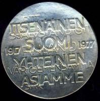 Finnország 1977. 10M Ag "60. Függetlenségi évforduló" T:BU