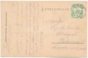 1911 Szászcsór, Sassenberg, Sasciori; Ruinele cetatii, Ruine din poarta cetatii. N. Rachitan / várro...