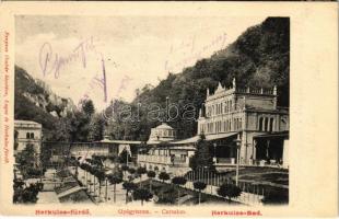 1903 Herkulesfürdő, Baile Herculane; gyógyterem. Fenyves Oszkár kiadása / Cursalon / spa