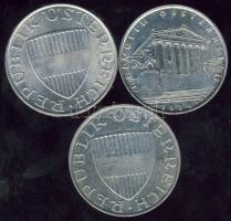 Ausztria 1924. 1Sch Ag + 1957+1973. 2Sch Ag 2klf T:2,2/3