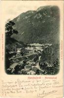 1901 Herkulesfürdő, Baile Herculane; R. Krizsány kiadása (EK)