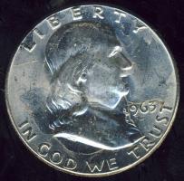 USA 1963. 1/2$ Ag "Franklin" T:2