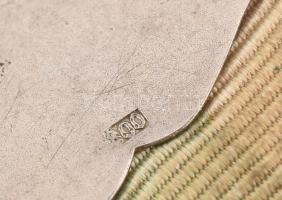 Ezüst (Ag) tiszti lánc, 1935., jelzett, bruttó: 15,4g, h: 12 cm