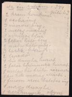 cca 1940 "Magyar nemzetiszocializmus = Magyar Nemzetiszocialista Párt" röplap 10x7,5 cm há...