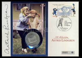 Németország 2002. 10€ Ag "Német Televízió" bélyeges érmés borítékon, elsőnapi bé...