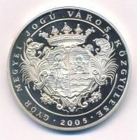 Lebó Ferenc (1960-) 2005. "Bisinger József 1780-1843" jelzett Ag emlékérem kapszulában (31...
