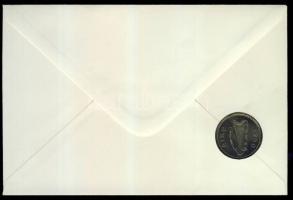 Írország 1990. 1Ł bélyeges érmés borítékon, elsőnapi bélyegzővel T:BU