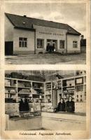 1939 Felsőnyárasd, Horné Topolníky (Nyárasd, Nárazd); Fogyasztási Szövetkezet üzlete és saját kiadása, belső / cooperative shop, interior (Rb)