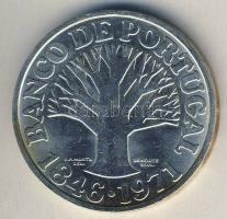 Portugália 1971. 50Esc Ag "Portugál Bank 125. évfordulója" T:BU
