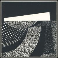 Joseph Kádár (1936-2019): Hommage a Le Corbusier, 1987. Szitanyomat, papír, jelzett, művészpéldány E...