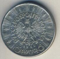 Lengyelország 1935. 5Zl Ag "J. Pilsudski" T:3